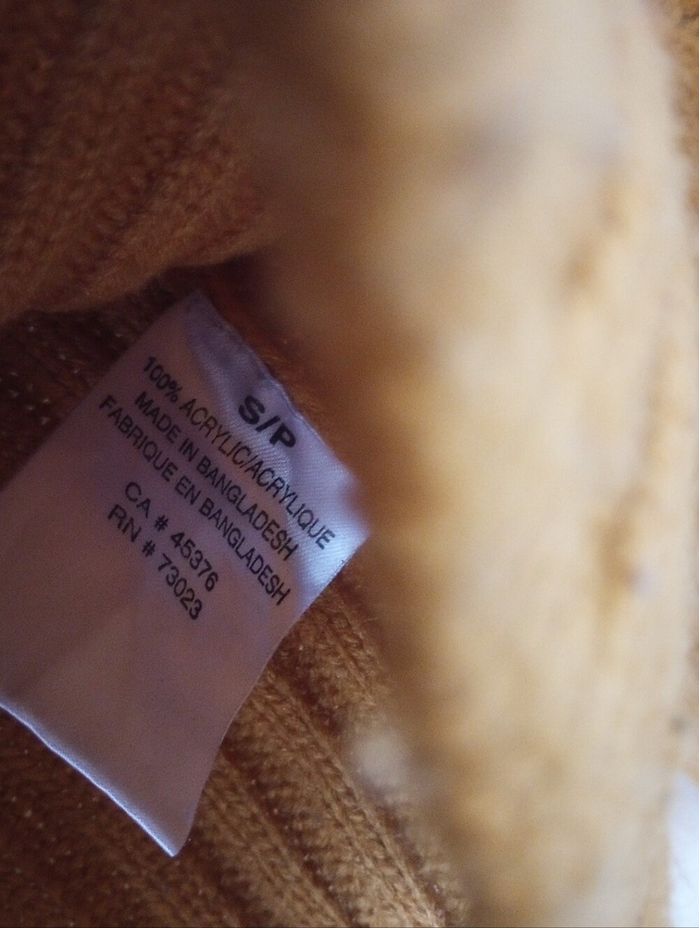 Cable Knit V-Neck Button-Front Sweater Cardigan - Mustard Small - Picture 5 of 5